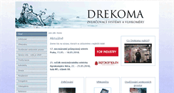 Desktop Screenshot of drekoma.cz