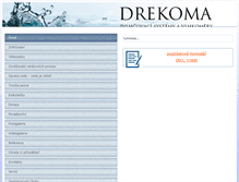 Tablet Screenshot of drekoma.cz